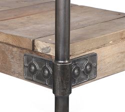 Williams Reclaimed Wood Open Bookcase (31.5")