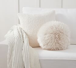 Ivory Oasis Pillow Cover &amp; Throw Set