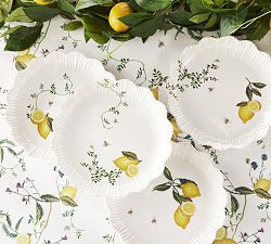 Monique Lhuillier Positano Outdoor Melamine Salad Plates - Set of 4