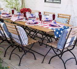 American Flag Cotton/Linen Table Runner