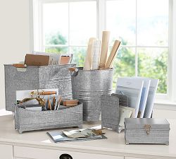 Galvanized File Stand