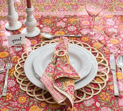 Monique Lhuillier Antibes Handwoven Wicker Napkin Rings - Set of 4