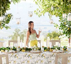 Monique Lhuillier Positano Outdoor Melamine Dinner Plates - Set of 4