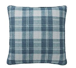 Open Box: Turner Plaid Print Pillow Cover, 20" - Blue Multi