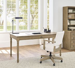 Pottery Barn ホワイト 木製 デスク 引き出し付き ポッタリーバーン printers-writing-desk-64-2-d.jpg