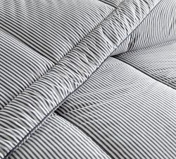 Wheaton Striped Organic Percale Comforter