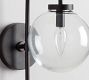 Claremont Glass Globe Sconce (16'')