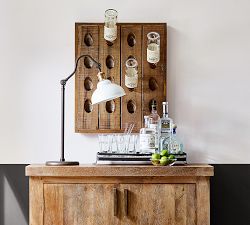 Decorative French Wine Bottle Wall Rack