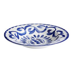 Puebla Porcelain Wide Rim Serving Bowl