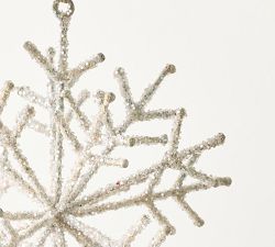 Sparkly Snowflake Ornament