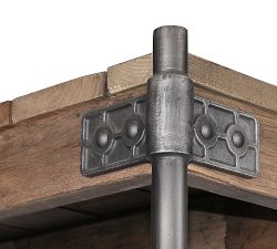 Williams Reclaimed Wood Open Bookcase (31.5")