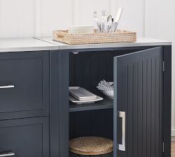 Indio Metal Outdoor Kitchen Two-Drawer &amp; Single-Door Cabinet (62")