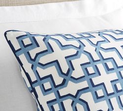 Shadow Trellis Print Sham