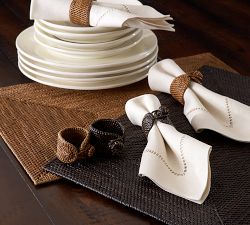 Tava Handwoven Rattan Rectangular Placemats