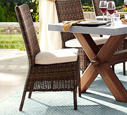 Open Box: Torrey Wicker Outdoor Dining Side Chair