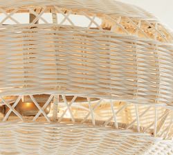 Adrienne Woven Flush Mount (19")