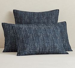 Open Box: Arlo Cross Stitch Quilted Sham