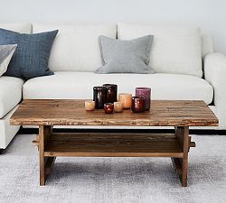 Easton Rectangular Reclaimed Wood Coffee Table (50")