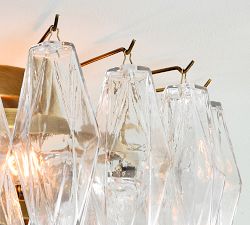 Florence Crystal Flush Mount (17")