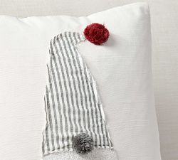 Gnome Pom Pom Pillow Cover