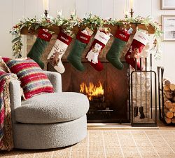 Holiday Icons Crewel Stockings