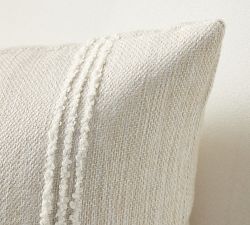 Sunbrella® Recycled Candlewick Striped Outdoor Pillow