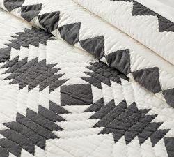 Tallie Geo Print Cotton Quilt &amp; Shams