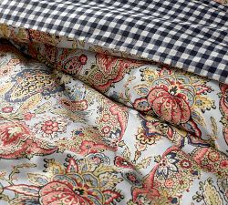 Florentine Paisley Percale Duvet Cover