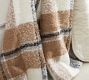 Lodge Plaid Sherpa Back Throw