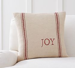 Printed Grainsack Pillow Cover