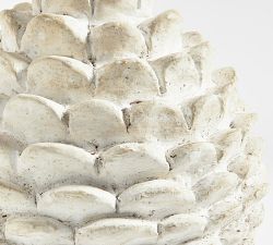 Artisan Handcrafted Ceramic Pinecone