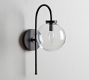 Claremont Glass Globe Sconce (16'')