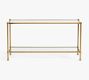 Everson Glass Console Table (58.5")