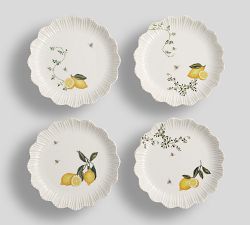 Monique Lhuillier Positano Outdoor Melamine Salad Plates - Set of 4