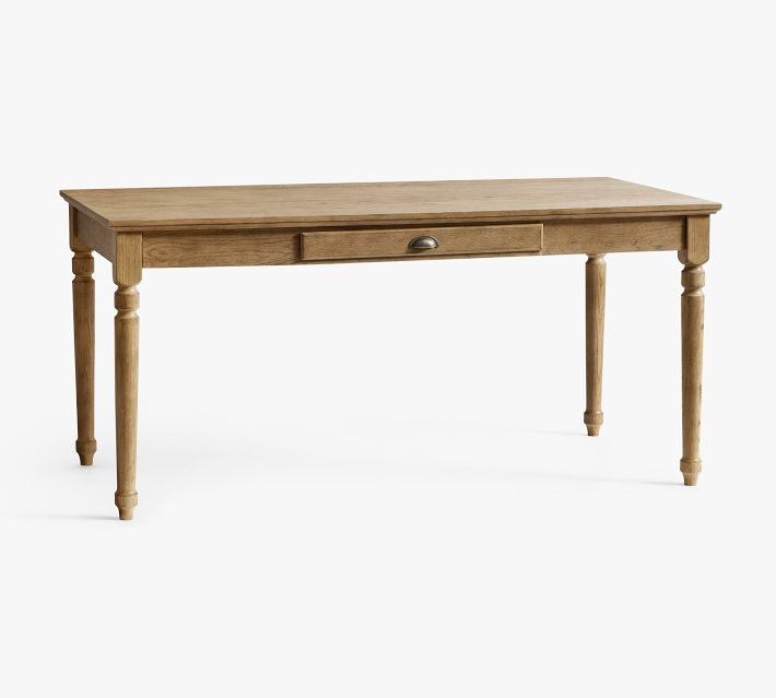 Pottery Barn ホワイト 木製 デスク 引き出し付き ポッタリーバーン Printer's Writing Desk - Stylish & Functional Design | Pottery Barn