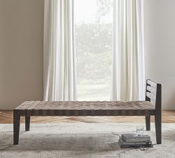 Woven Leather Daybed