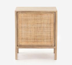 Dolores Cane Cabinet Nightstand (20")