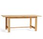 Malibu Teak Rectangular Extendable Outdoor Dining Table (75"-105")
