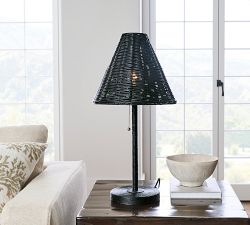 Marion Woven Table Lamp (24")