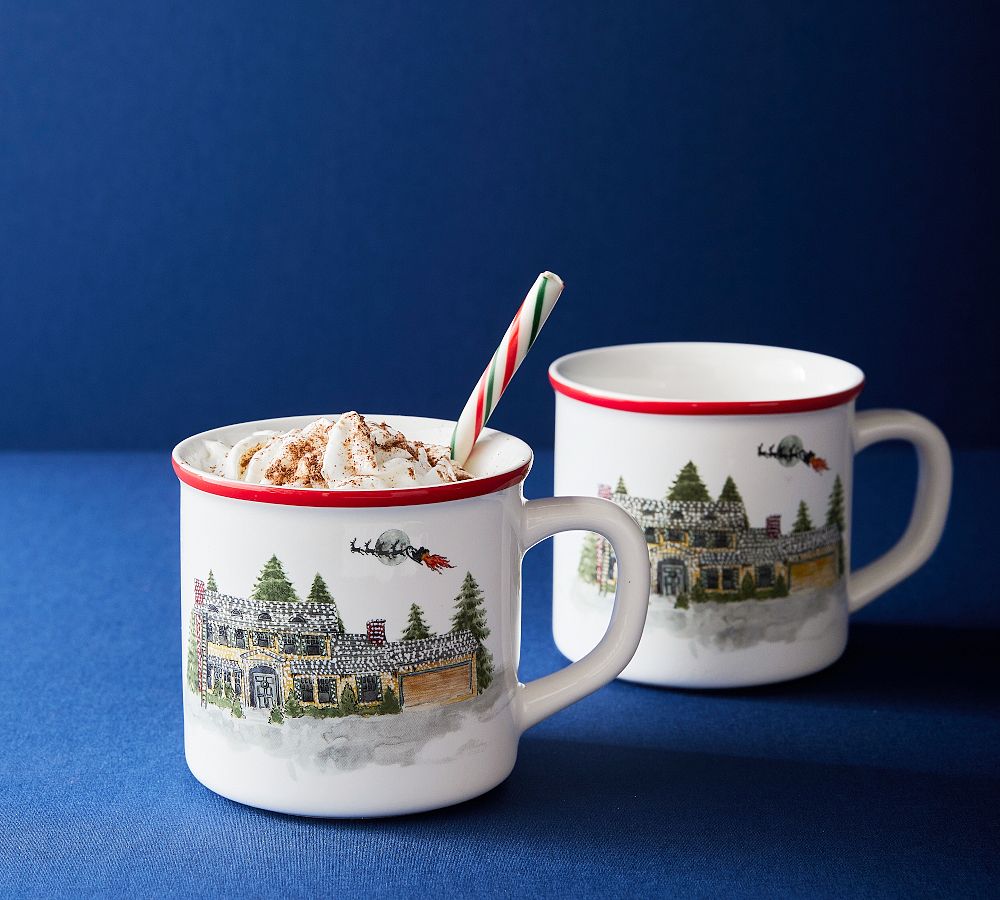 National Lampoon’s Christmas Vacation™ House Decal Stoneware Mug by Pottery Barn
