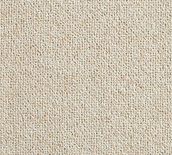 Open Box: Layton Upholstered Dining Armchair - Performance Basketweave Warm White, Sandwash