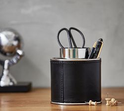 Drake Leather Desk Caddy