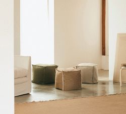 Lorena Canals Handloomed Pouf