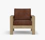 Malibu Leather Accent Chair