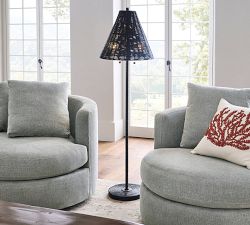 Marion Woven Floor Lamp (60")