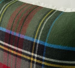 Plaid with Sherpa Back Pillow Cover