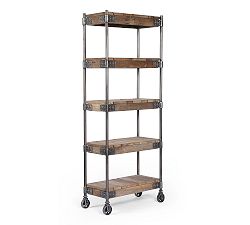 Williams Reclaimed Wood Open Bookcase (31.5")