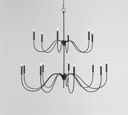 Woodhouse Iron Chandelier (34"-58")