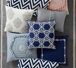 Emilia Embroidered Pillow Cover