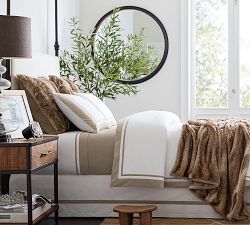 Parker Organic Percale Duvet Cover